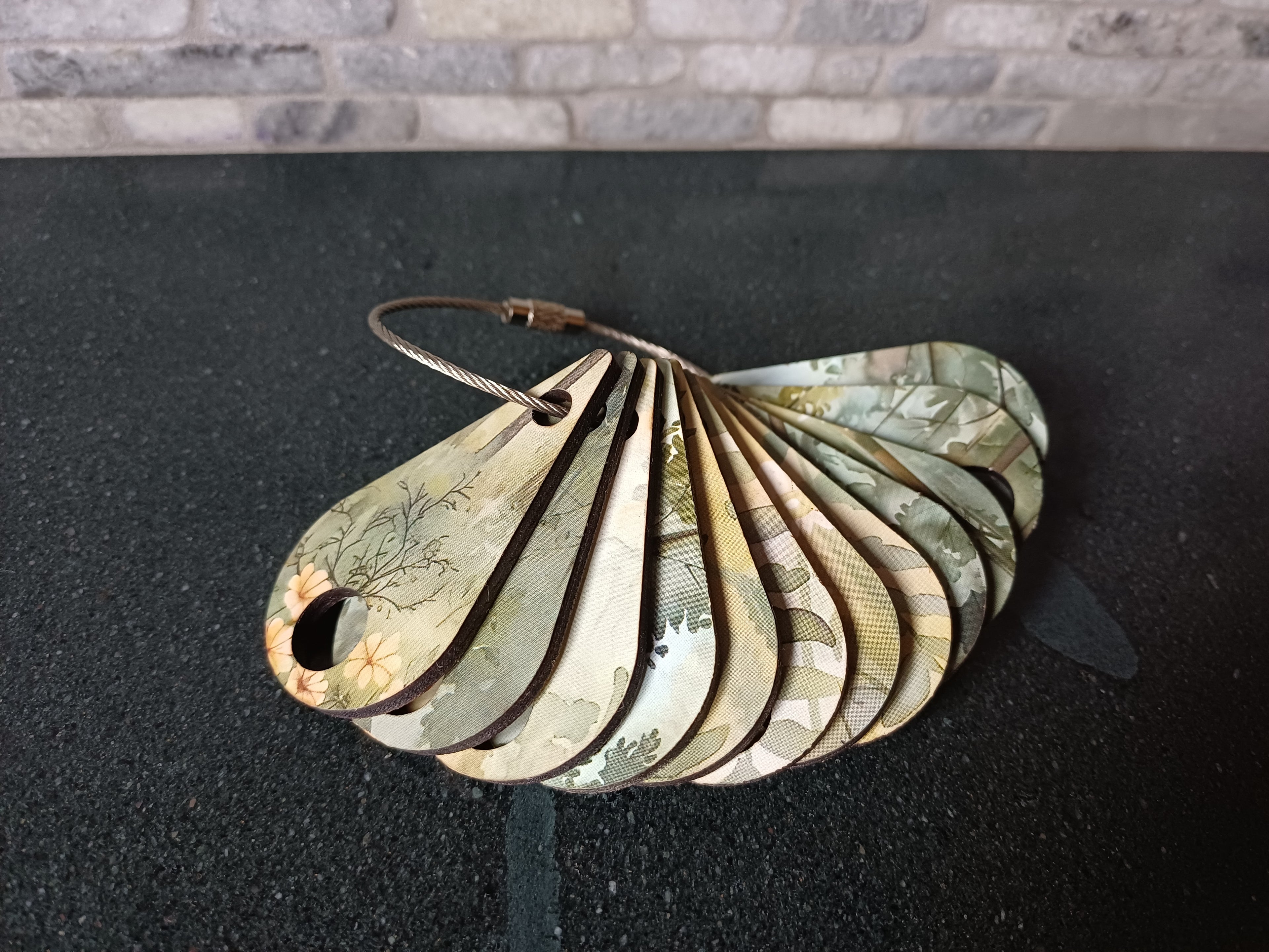 Floss Drops - green leaf