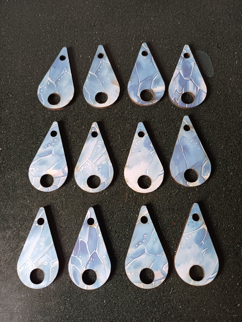 Floss Drops - blue scales