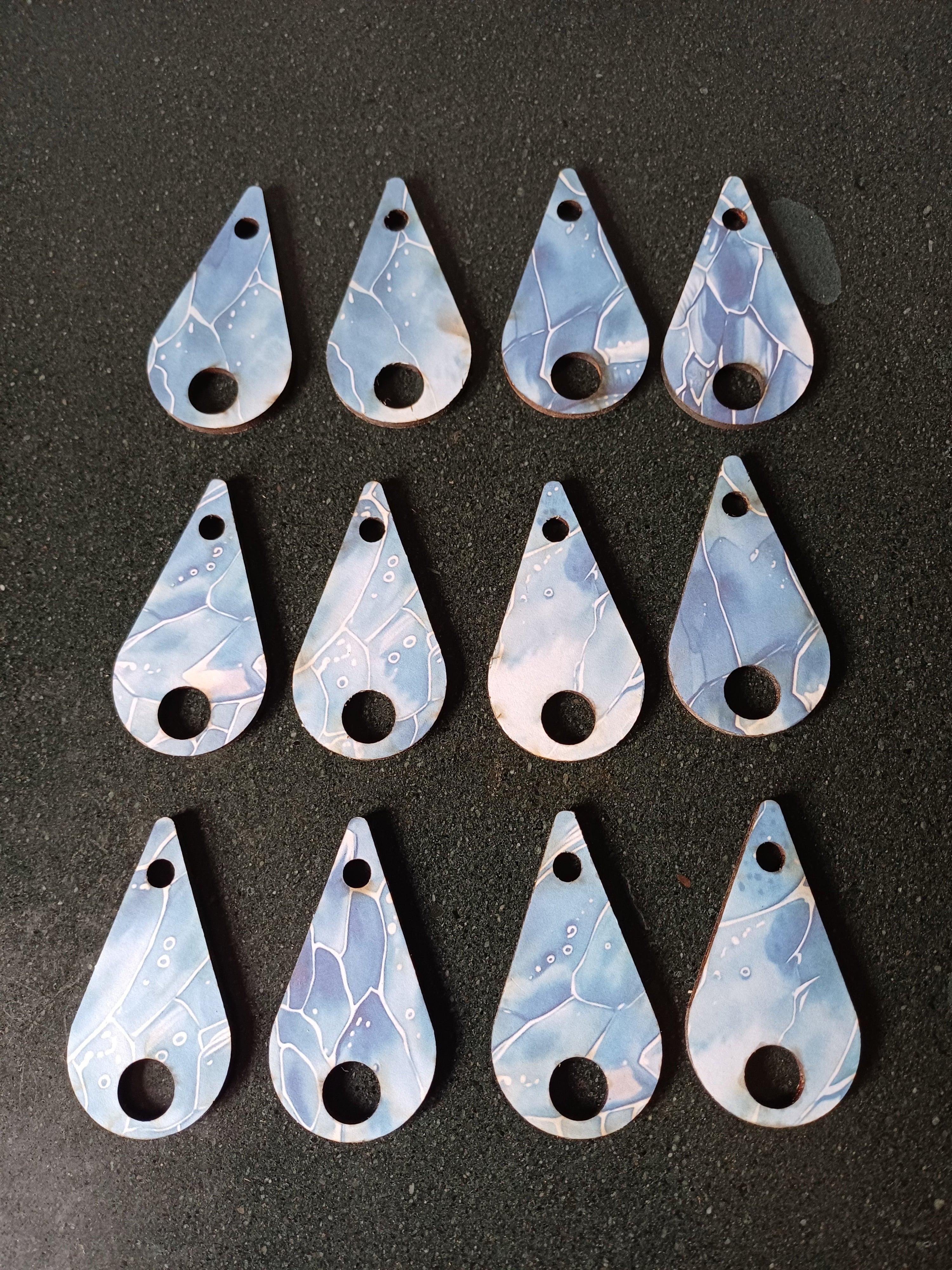 Floss Drops - blue scales