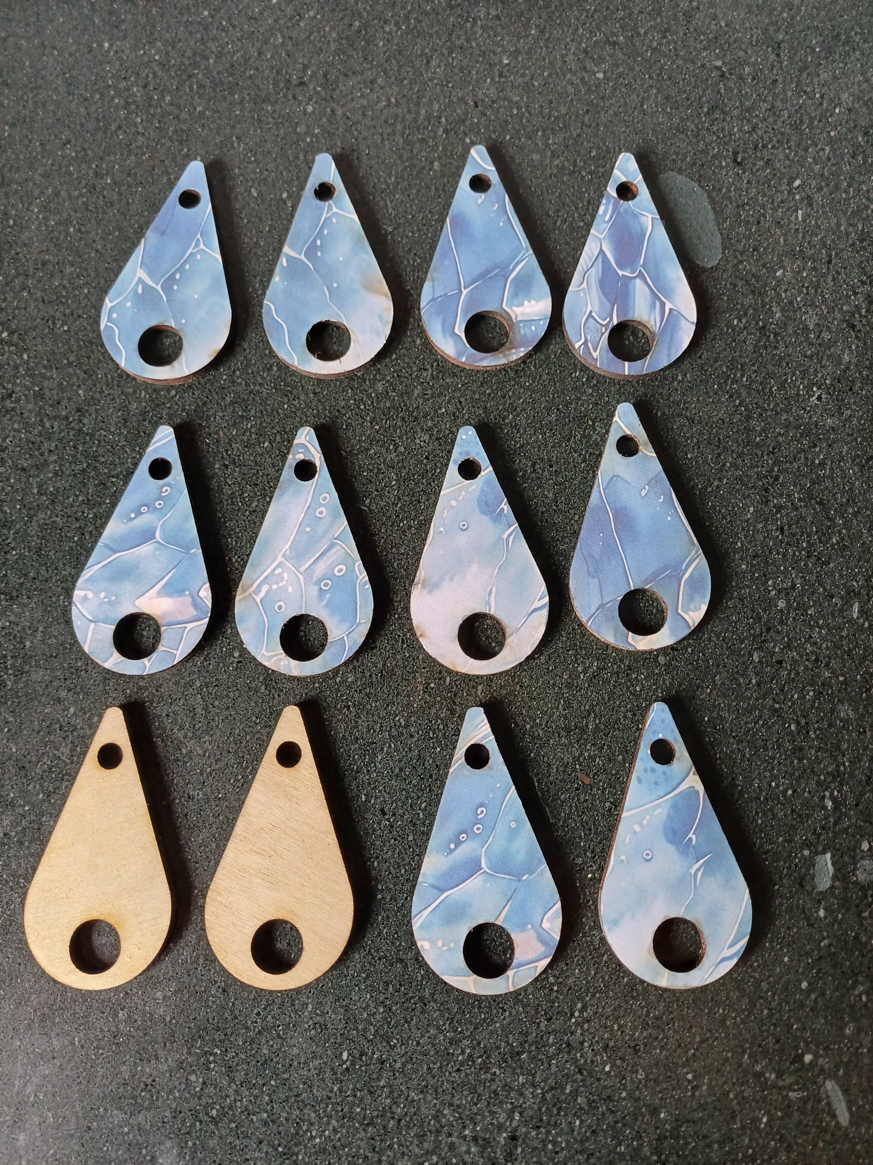 Floss Drops - blue scales