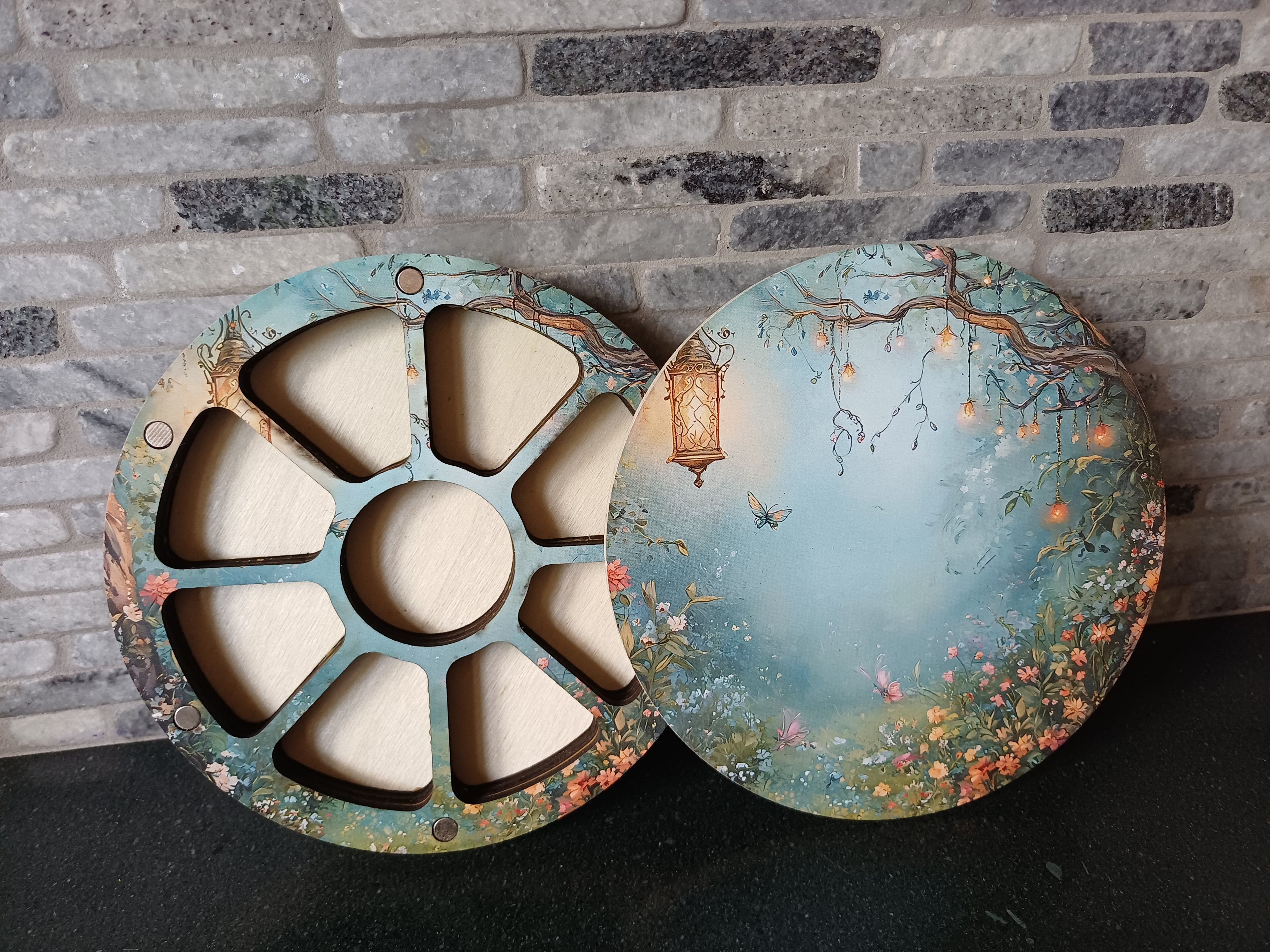 bead storage box - butterfly