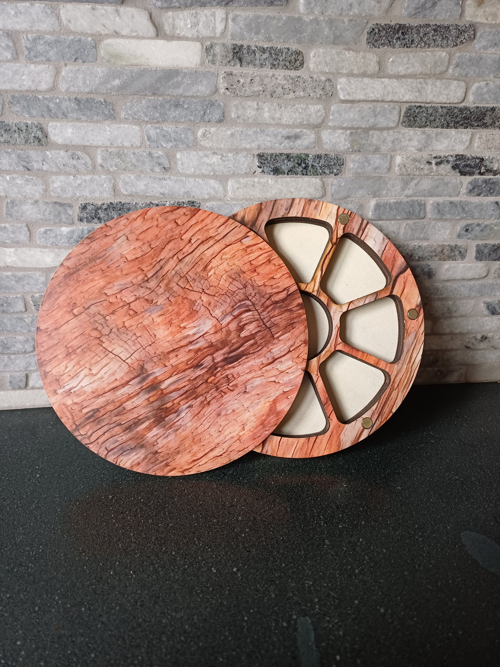 bead storage box - tree bark 2