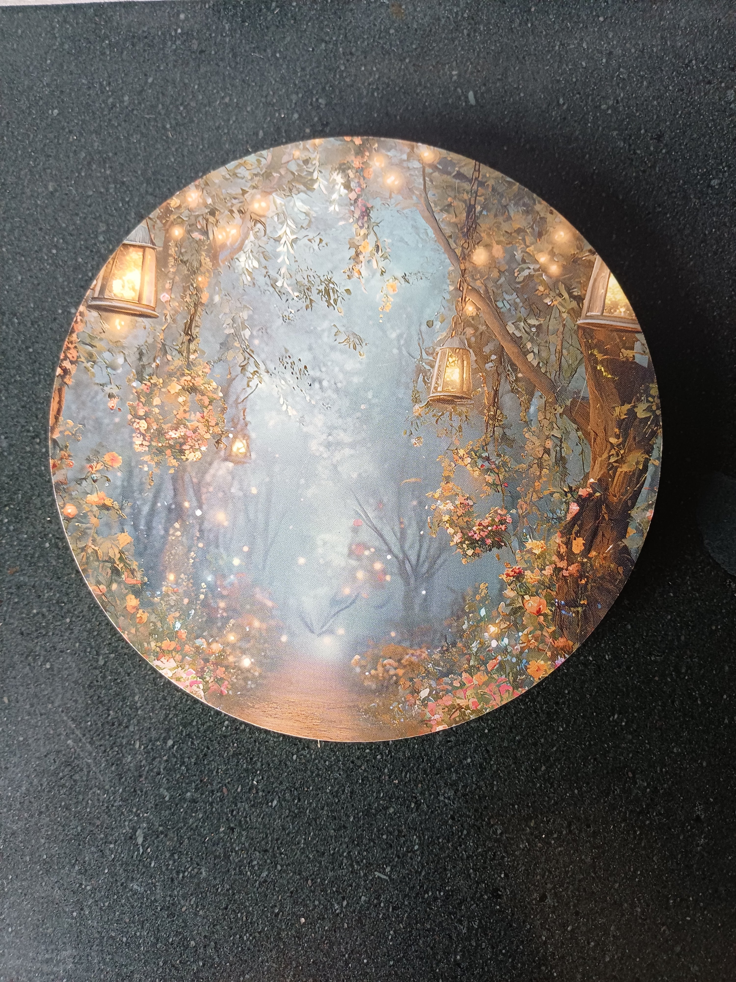 bead storage box - woodland