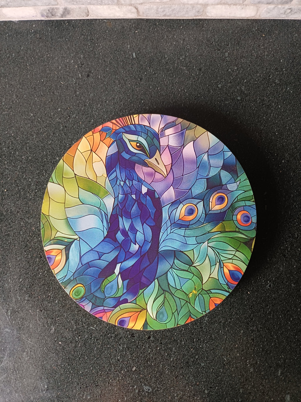 bead storage box - peacock 2